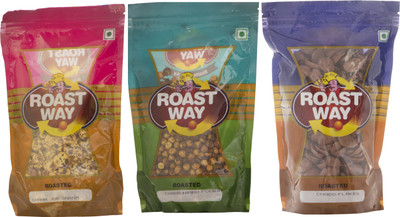 Roast Way Chana Jor Garam & Chana Nimbu Podina & Choco Flakes Roasted Namkeen Combo(3)