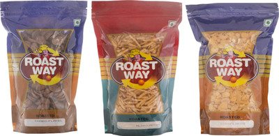 

Roast Way Aloo Laccha & Choco Flakes & Corn Flakes Roasted Namkeen Combo(3)