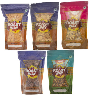 

Roast Way Chana Jor Garam & Chana Nimbu Podina & Choco Flakes & Corn Flakes & Disco Papad Roasted Namkeen Combo(5)