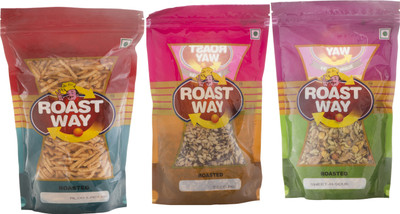 

Roast Way Aloo Laccha & Seed Mix & Sweet N Sour Roasted Namkeen Combo(3)