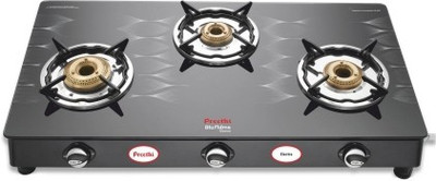 

Preethi Stainless Steel Manual Gas Stove(3 Burners)