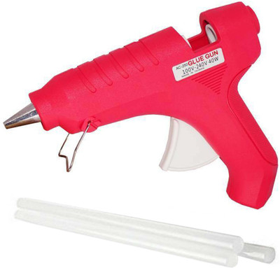 

Yashmit Red 40W Leak Proof With 3 Sticks For Quick Repairs, Paper & Cloth High-Tech Professional Electronic Standard Temperature Corded Glue Gun(11 mm)