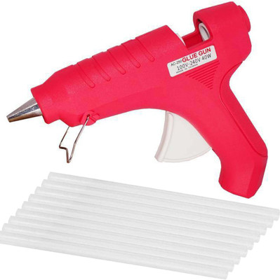

Yashmit Red 40W Leak Proof Glue Standard Temperature Corded Glue Gun(11 mm)