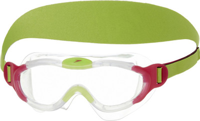 

Speedo Sea Squad Mask Swimming Goggles(Pink), Pink/green