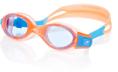 

Speedo Unisex Futura Biofuse Junior Swimming Goggles(Orange), Orange/blue