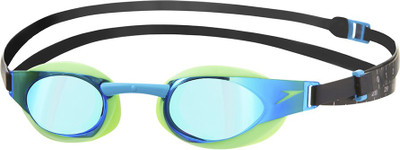 

Speedo Fastskin Elite Mirror Swimming Goggles(Green), Green/blue