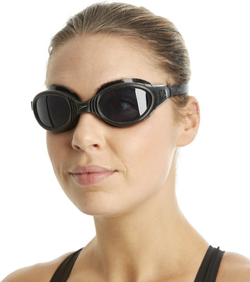 

Speedo Unisex - Adult Futura Biofuse Swimming Goggles(Black), Black;smoke
