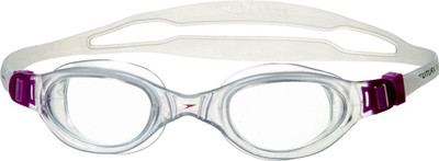 

Speedo Unisex Futura Plus Junior Swimming Goggles(Purple), Purple/clear