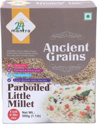 

24 Mantra Ancient Grains Parboiled Little Millet(500 g)
