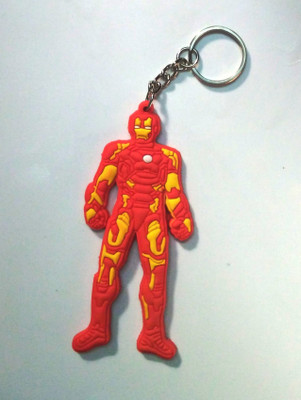 

Generic Marvel's Superhero IRON-MAN Rubber Keychain Key Chain
