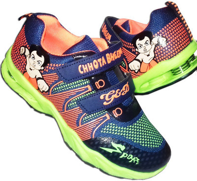 

Fashion Gateway Boys & Girls Velcro Walking Shoes(Multicolor, Blue