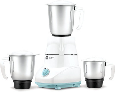 

Orient Electric Kitch 500 W Mixer Grinder(White & blue, 3 Jars)