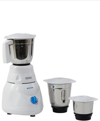 Usha Smash(3jars) 550 W Juicer Mixer Grinder(White, 3 Jars)