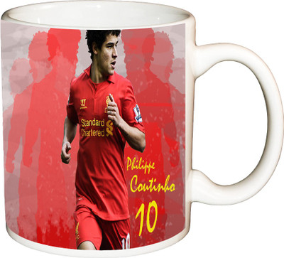 

ShopBuzz Philippe Liverpool Printed Coffee Ceramic Mug(350 ml), Multicolor