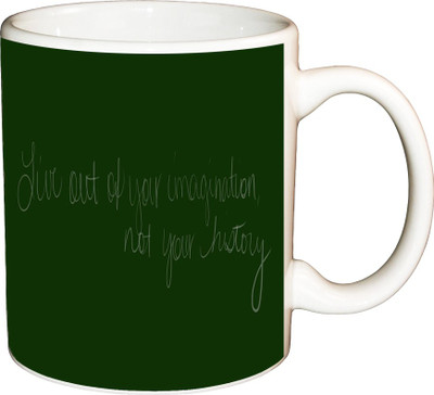

ShopBuzz Not Your History Printed Coffee Ceramic Mug(350 ml), Multicolor