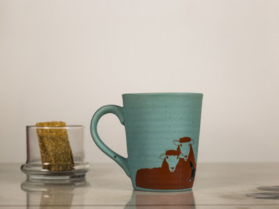 

CollarFolk Black sheep of the family - Blue Ceramic Mug(350 ml), Multicolor