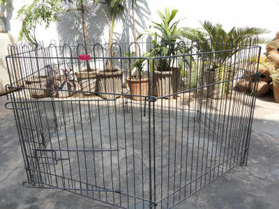Birds Park Dog Cage Play Pen Exercise Fence For Pups Rabbit