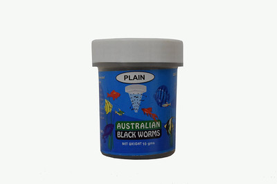 

Australian Black Worms plain 10g 10 g Dry Fish Food