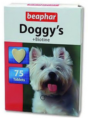 

Beaphar Doggy's biotine tabs Pet Health Supplements(75 g)