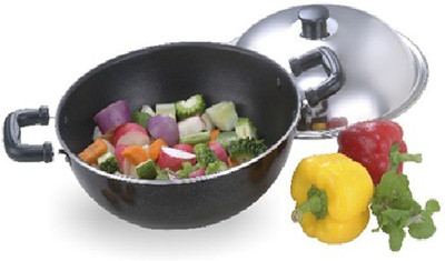 

Ideal TT8017 Kadhai 11 cm with Lid(Aluminium, Non-stick), Purple