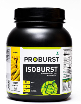 

PROBURST Isoburst Whey Isolate Whey Protein(1 kg, Banana)