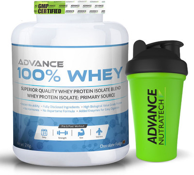 

Advance Nutratech 100% Whey Protein Powder 4 Lbs Chocolate + free shaker with 55 Servings_Comb9 Whey Protein(4 kg, Chocolate)