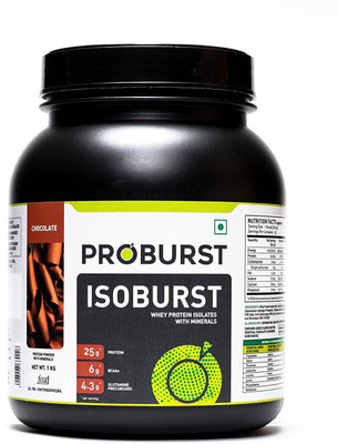 

PROBURST Isoburst Whey Isolate Whey Protein(1 kg, Chocolate)