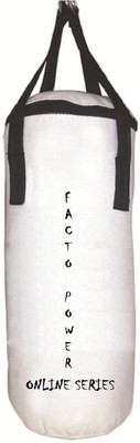 

FACTO POWER ONLINE SERIES 1.5 FEET LONG, CANVAS MATERIAL, WHITE COLOR, UNFILLED WITH HANGING STRAPS Hanging Bag(1.5, 18 kg)