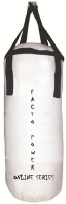 

FACTO POWER ONLINE SERIES 7.5 FEET LONG, CANVAS MATERIAL, WHITE COLOR, UNFILLED WITH HANGING STRAPS Hanging Bag(7.5, 90 kg)
