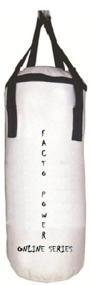 

FACTO POWER ONLINE SERIES 4.5 FEET LONG, CANVAS MATERIAL, WHITE COLOR, UNFILLED WITH HANGING STRAPS Hanging Bag(4.5, 54 kg)