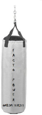 

FACTO POWER ONLINE SERIES 8.0 FEET LONG, SRF MATERIAL, WHITE COLOR, UNFILLED WITH HANGING STRAPS Hanging Bag(8.0, 96 kg)