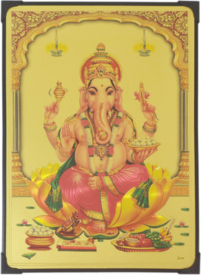 

R S Exports Lord Ganesha Photo Frame ( 30.5 cm x 22.5 cm x 1 cm ) / Wall Hangings for Home Decor and Wall Decor / pillaiyar vinayagar ganpati ganesha ganesh / God Gods and Goddess Religious Frame