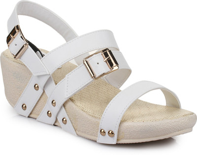 

VAYONAA Women White Wedges