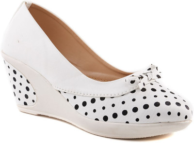 

Dolphin Miles Women White Wedges