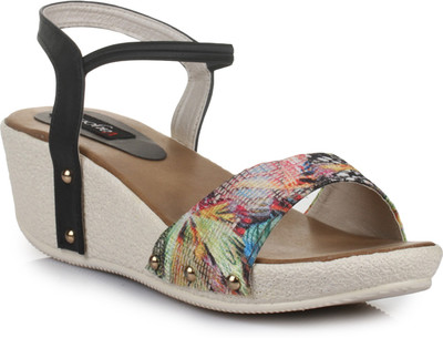 

VAYONAA Women Black Wedges