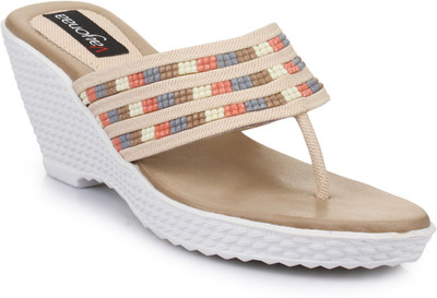 

VAYONAA Women 12,Beige Wedges