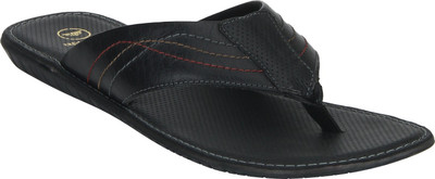 Red Tape Flip Flops, Black