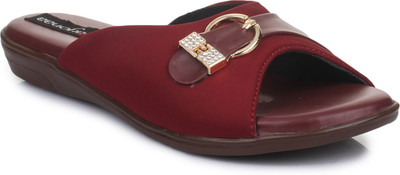 

VAYONAA Women 13,maroon Flats