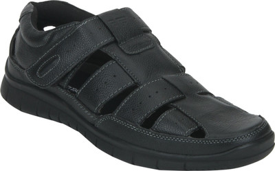 

Red Tape Men Black Sandals