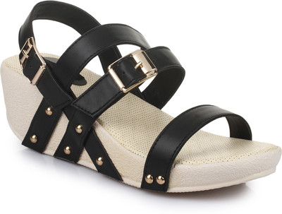 

VAYONAA Women 01,Black Wedges