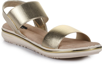 

VAYONAA Women 10,Gold Flats