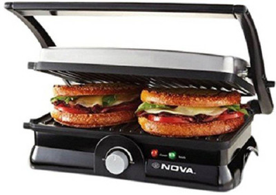 

Nova Temperature 4 slice panni 2451/00 Grill(Gery, Black)