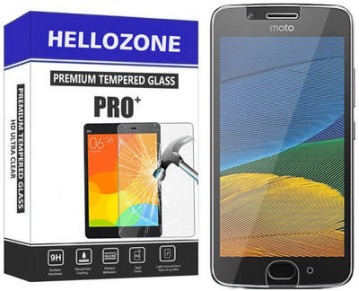 Hello Zone Tempered Glass Guard for Motorola Moto G5(Pack of 1)