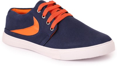 

Sainex Navy Men Shoes Sneakers For Men(Navy, Orange, Multicolour