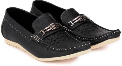 

LeatherKraft Loafers For Men(Black