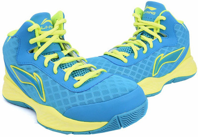 

Li-Ning ABPJ047-1 Blue/Yellow Basketball Shoes For Men(Multicolor, Blue, Green, Blue;lime