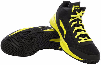

Li-Ning ABPJ047-4 Black/Yellow Basketball Shoes For Men(Black, Yellow