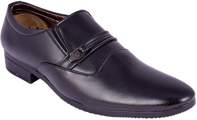 

LeatherKraft Slip On For Men(Black