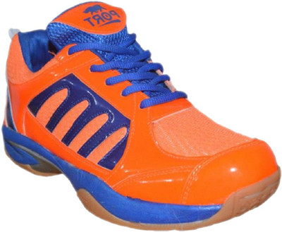 Port OVLOS Badminton Shoes For Men(Orange, Blue