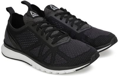

REEBOK PRINT SMOOTH CLIP ULTK Running Shoes For Men(Black, Blk/gry/coal/wht/pwtr